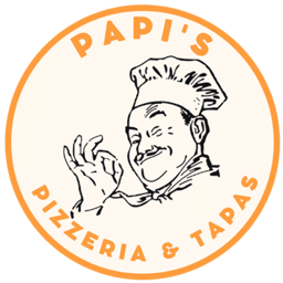 Papi's Pizzeria & Tapas logo.